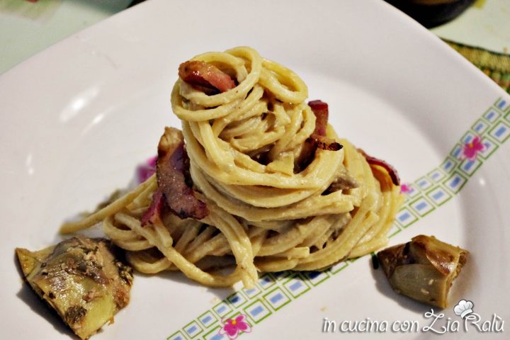 Tonnarelli crema di carciofi