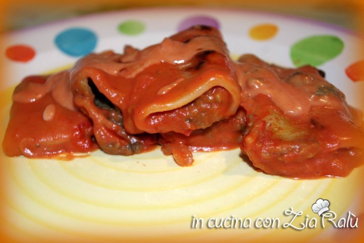 paccheri ripieni di crema di melanzane