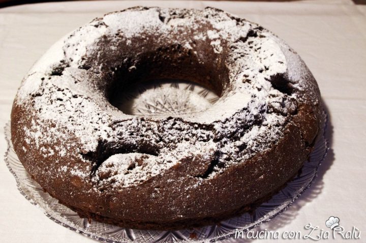ciambella fondente dolce senza burro