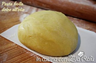 pasta frolla dolce all'olio