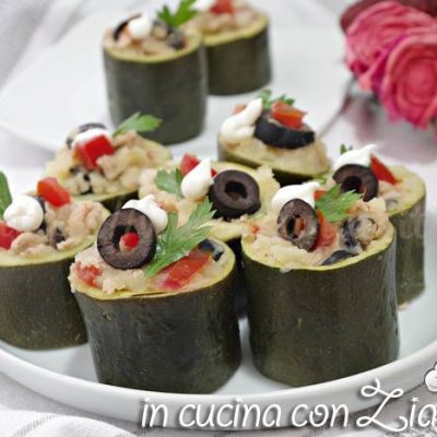 rotolini di zucchine ripieni antipasto freddo