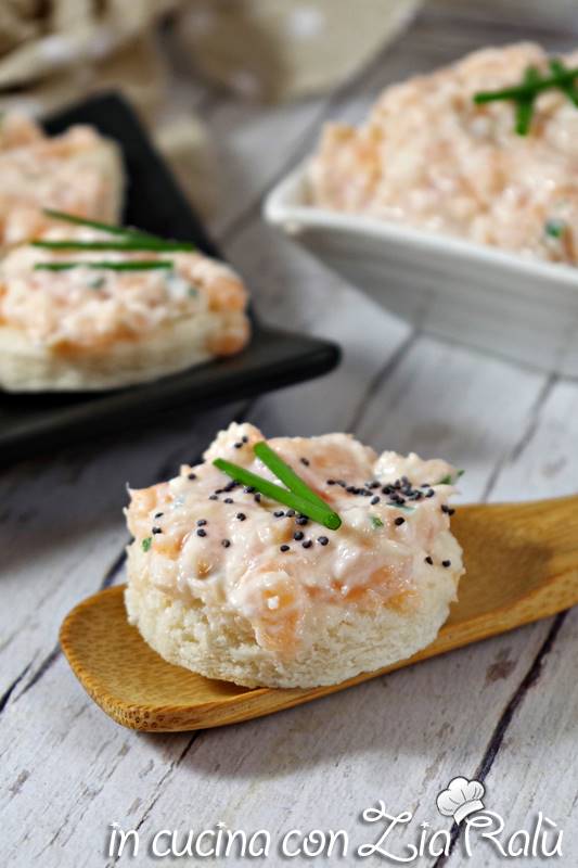 tartine al salmone