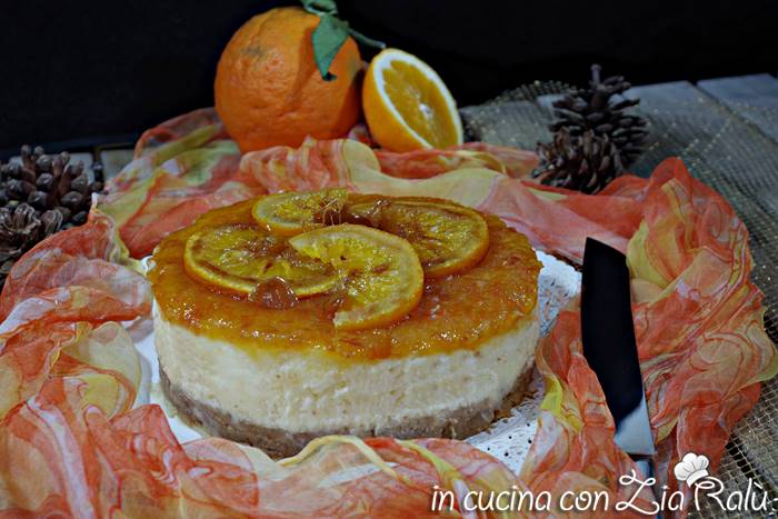 Cheesecake  all’arancia al forno