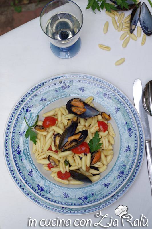 cavatelli con le cozze