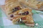 strudel con agretti e feta